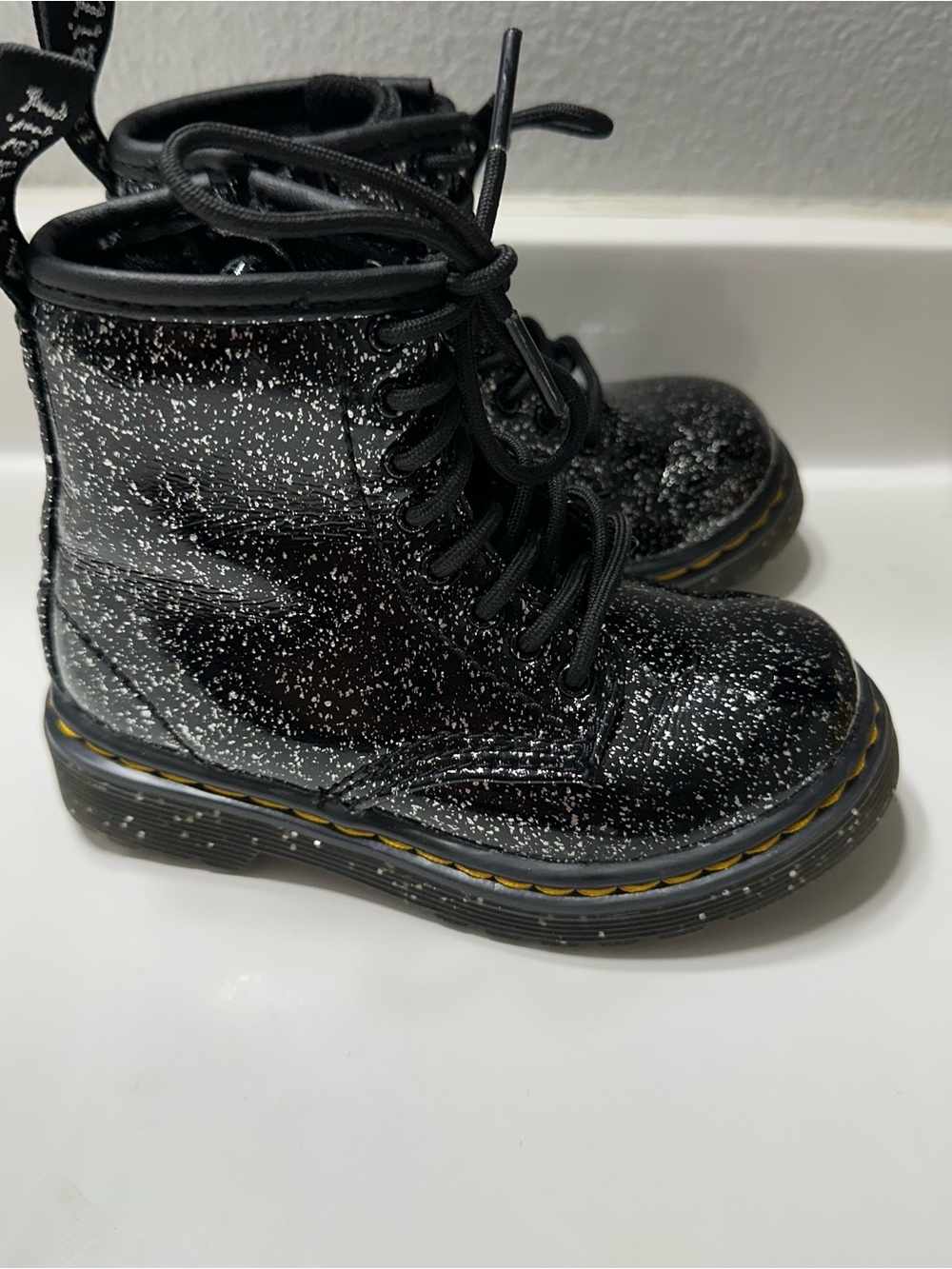 Girls Dr. Martens 1460 COSMIC GLITTER Boots